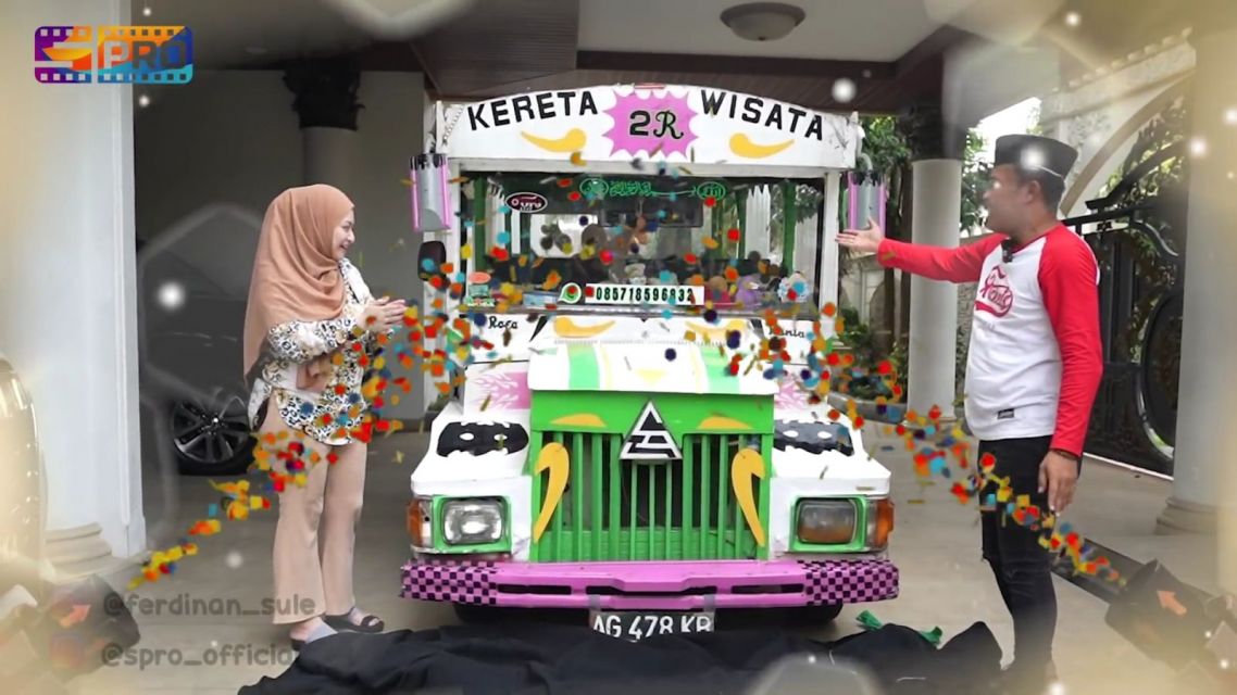 Sule hadiahkan kereta wisata untuk Raffi Ahmad