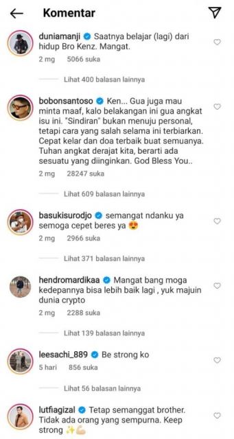 Deddy Corbuzier sindir seleb yang semangati orang bersalah