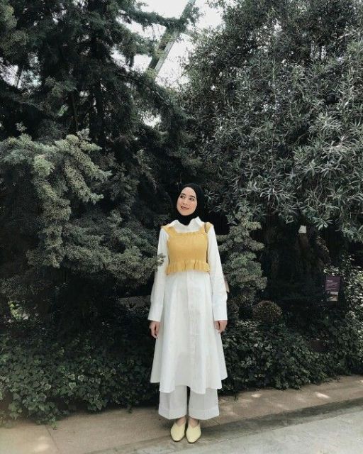 Padu padan outfit warna putih