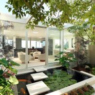 5 Inspirasi Kolam Ikan Indoor Minimalis. Jadi Oase di Dalam Rumah!