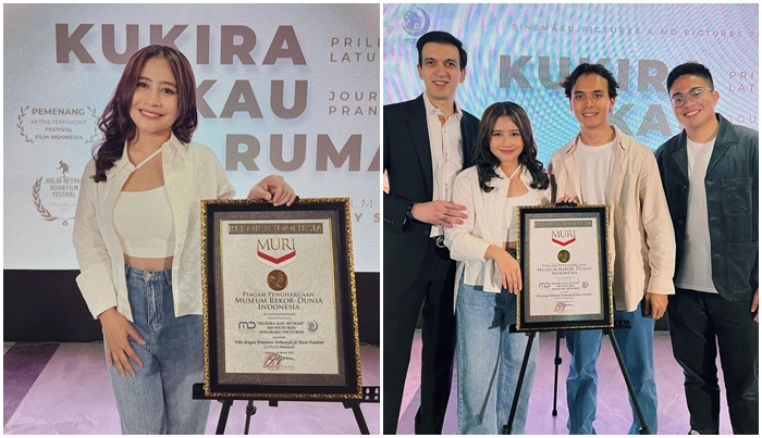 “Kukira Kau Rumah Cetak Rekor MURI”, Prilly Latuconsina Kenang Kerja Kerasnya