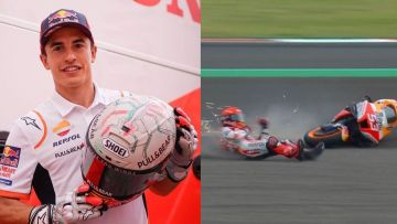 Marc Marquez Dilarikan ke RS Usai Kecelakaan di MotoGP Mandalika