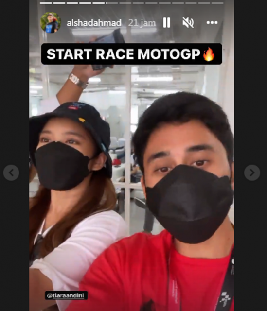 11 Potret Artis Nonton MotoGP Mandalika. Ada Tiara Andini sampai Rio Dewanto 29 Tiara Andini