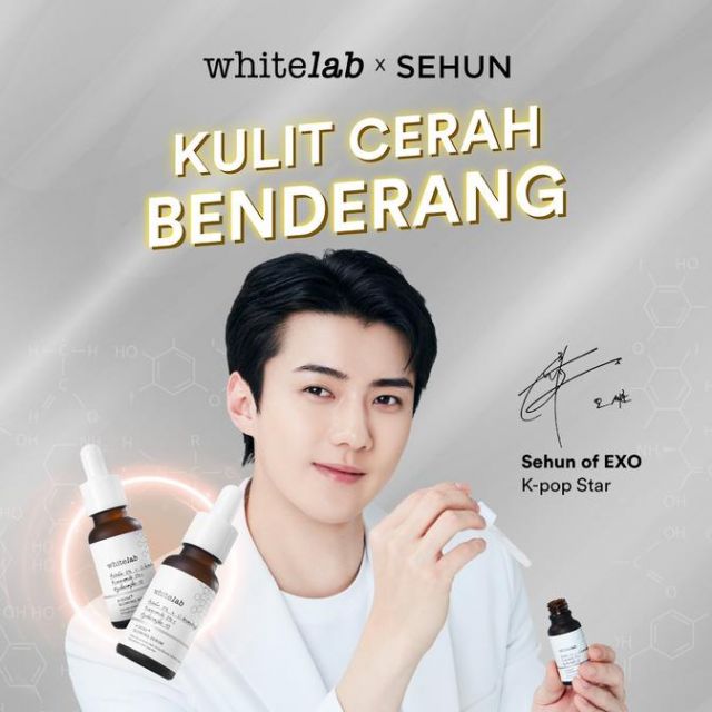 Sehun EXO, brand ambassador Whitelab