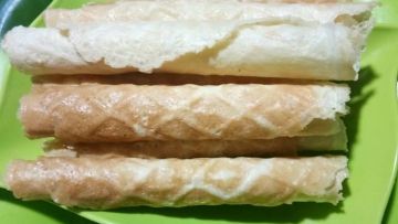 Resep Kue Semprong Renyah yang Praktis. Bisa Pakai Teflon!