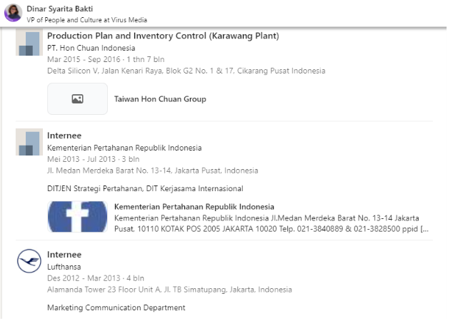 profil linkedin