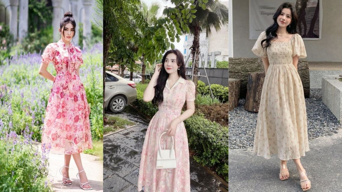 10 Inspirasi Baju Lebaran Non Hijab 2026 yang Paling Stylish, Modern, Fresh, dan Elegan 15 Puff Sleeve Dress Minimalis