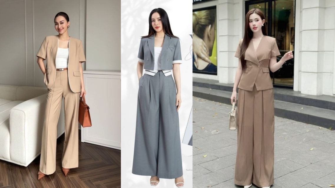 10 Inspirasi Baju Lebaran Non Hijab 2026 yang Paling Stylish, Modern, Fresh, dan Elegan 20 Blazer Set Wanita Modern