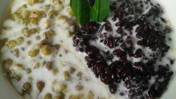 Resep Bubur Kacang Hijau & Ketan Hitam Mudah dan Praktis