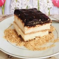 Resep Simpel Chocolate Eclair Cake, Dessert Kekinian