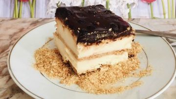 Resep Simpel Chocolate Eclair Cake, Dessert Kekinian