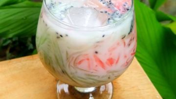 Resep Es Sarang Burung, Minuman Manis Mengenyangkan