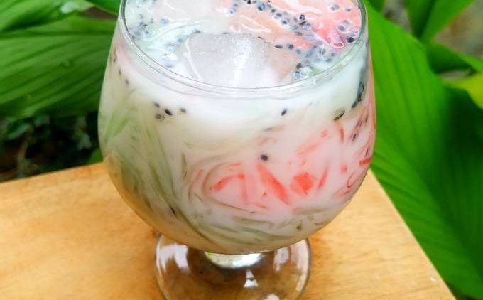 Resep Es Sarang Burung, Minuman Manis Mengenyangkan