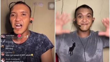 Caisar Live TikTok 24 Jam Nonstop, Warganet Colek BNN. Dicurigai Pakai Sabu