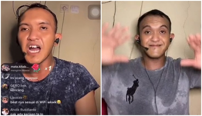 Caisar Live TikTok 24 Jam Nonstop, Warganet Colek BNN. Dicurigai Pakai Sabu