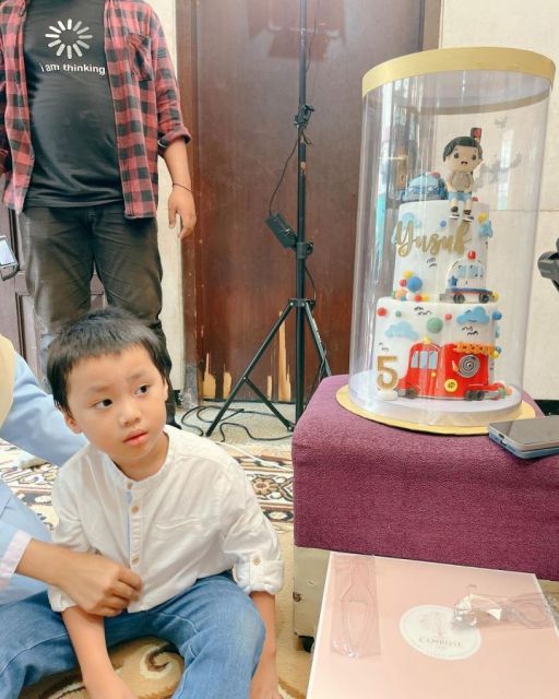 Yusuf Ulang Tahun ke-5, Larissa Chou Janjikan Ayah Sambung Terbaik untuknya