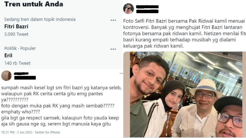 Ajak Ridwan Kamil Selfie saat Beduka, Selebgram Fitri Bazri Banjir Kritikan 8 Fitri bazri