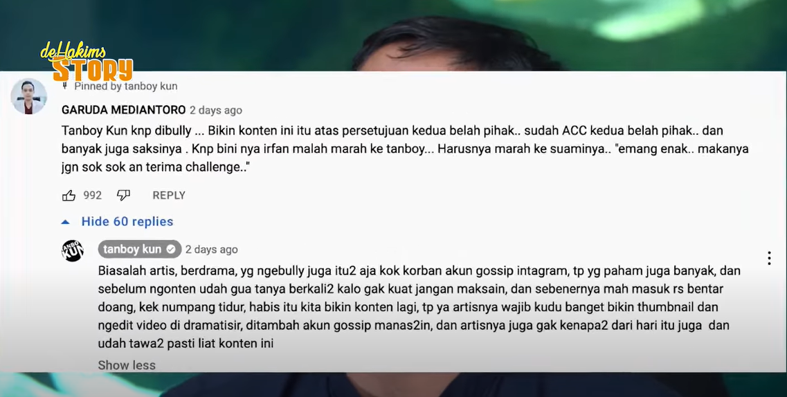 Irfan Hakim Marah Disebut Drama Saat Dilarikan ke RS, Tanboy Kun Minta Maaf