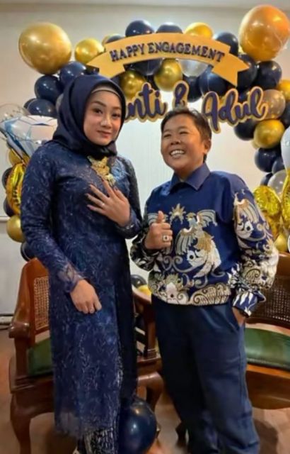 Lepas Status Duda, Komedian Adul Resmi Menikah Lagi dengan Gadis Bernama Wenty