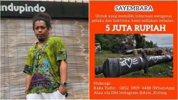 Arie Kriting Temukan Pelaku Vandalisme di Situs Bersejarah Lewat Sayembara
