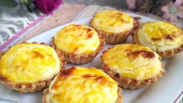 Resep Kue Cheese Hokaido Egg Tart Ala Jepang. Lembut Banget!