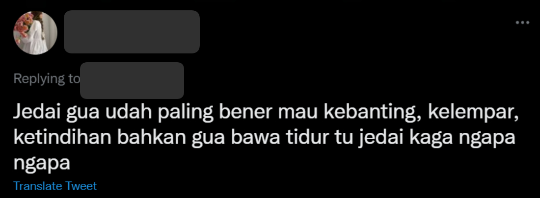 Potret Keluh Kesah Warganet Soal Jedai, Nggak Cuma Patah Aja!