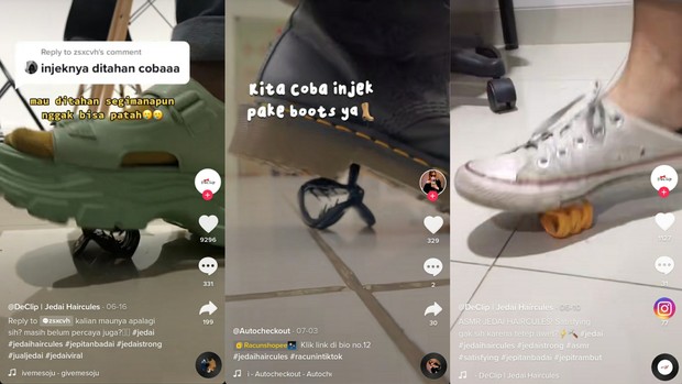 Tetap utuh pas diinjak pake sepatu