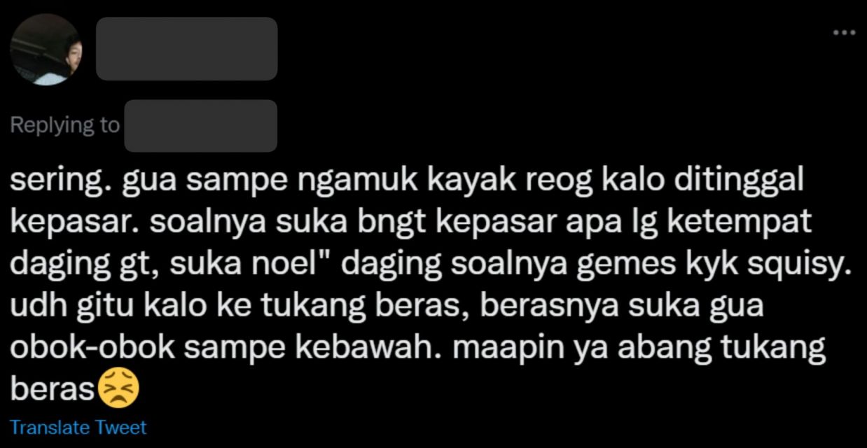 Curhat Warganet Sering Ditinggal Mama ke Pasar Diam-diam Saat Masih Kecil