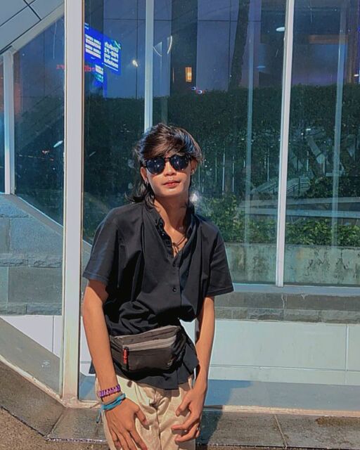 Bonge remaja citayam viral yang dikenal publik lewat sosmed/cr: @bonge_real