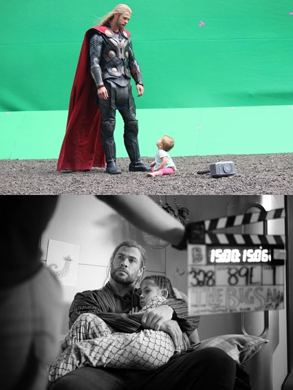 Chris Hemsworth Bagikan Fotonya Ditemani Syuting sang Putri Kini dan 11 Tahun Lalu