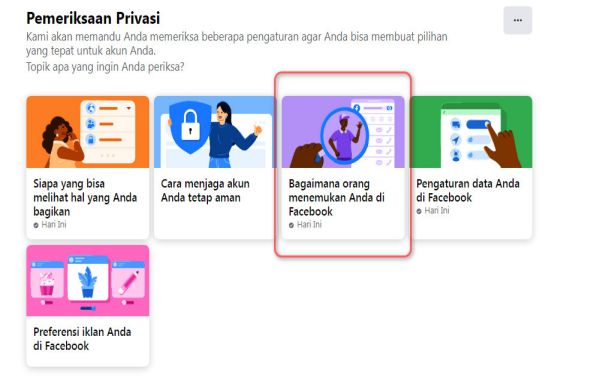 Pengaturan Akun Facebook