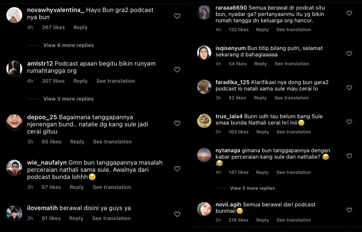 Nathalie Holscher Gugat Cerai Sule, Maia Estianty Dimintai Pertanggungjawaban