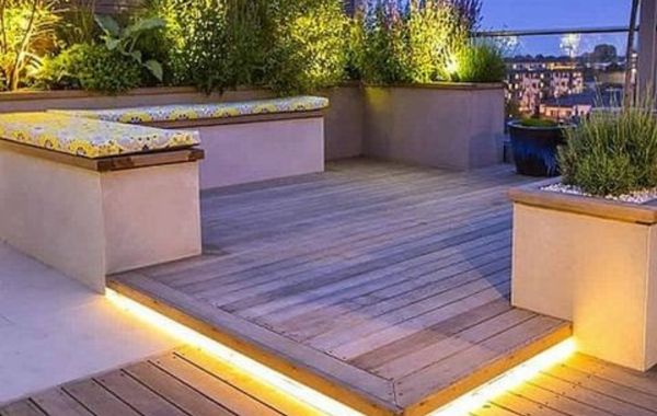 Desain Teras Rumah Pada Rooftop