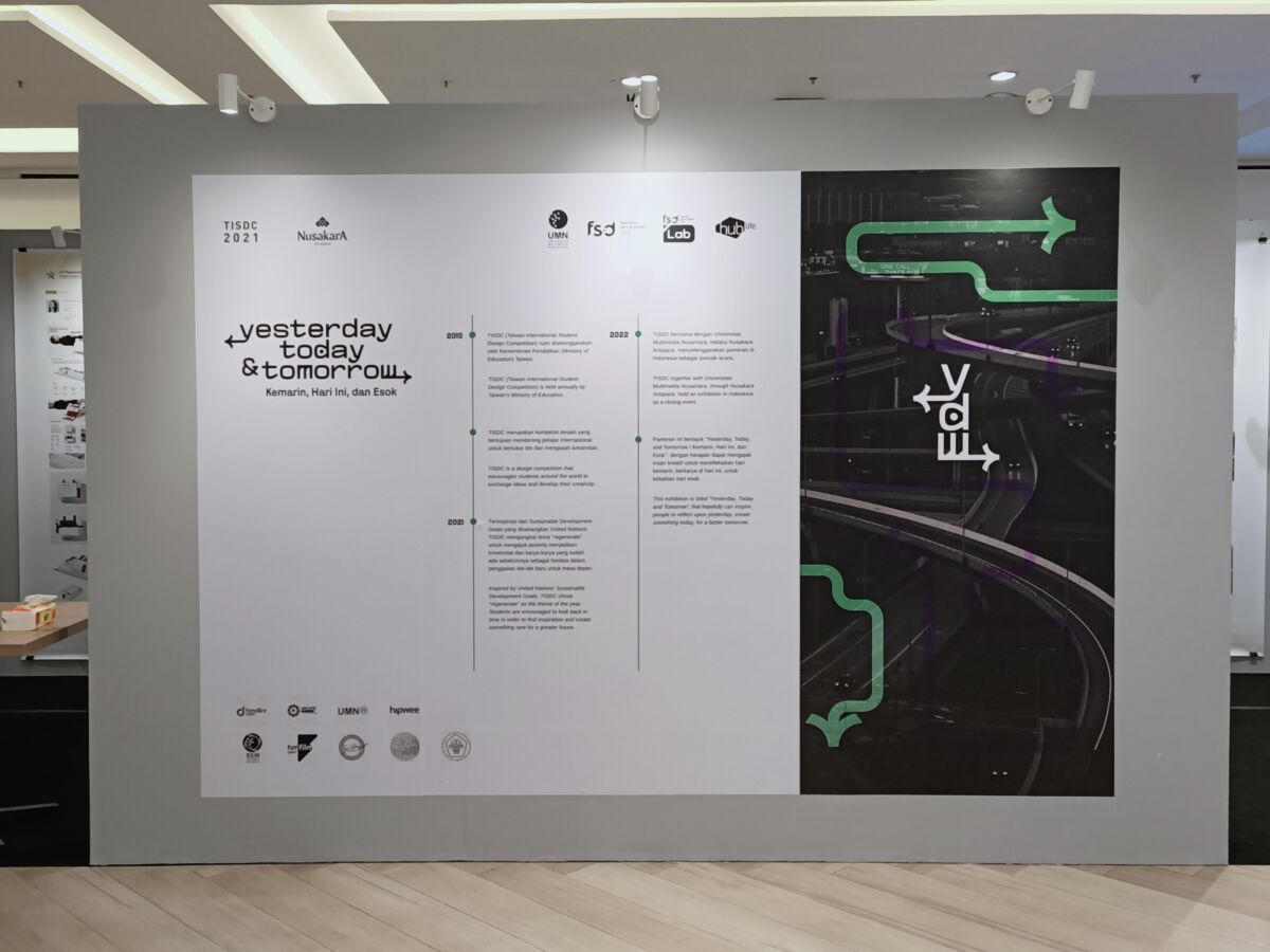 Nusakara Artspace dari FSD UMN Berhasil Gelar Pameran Kolaborasi Bersama TISDC 2021 (Taiwan International Student Design Competition 2021)!