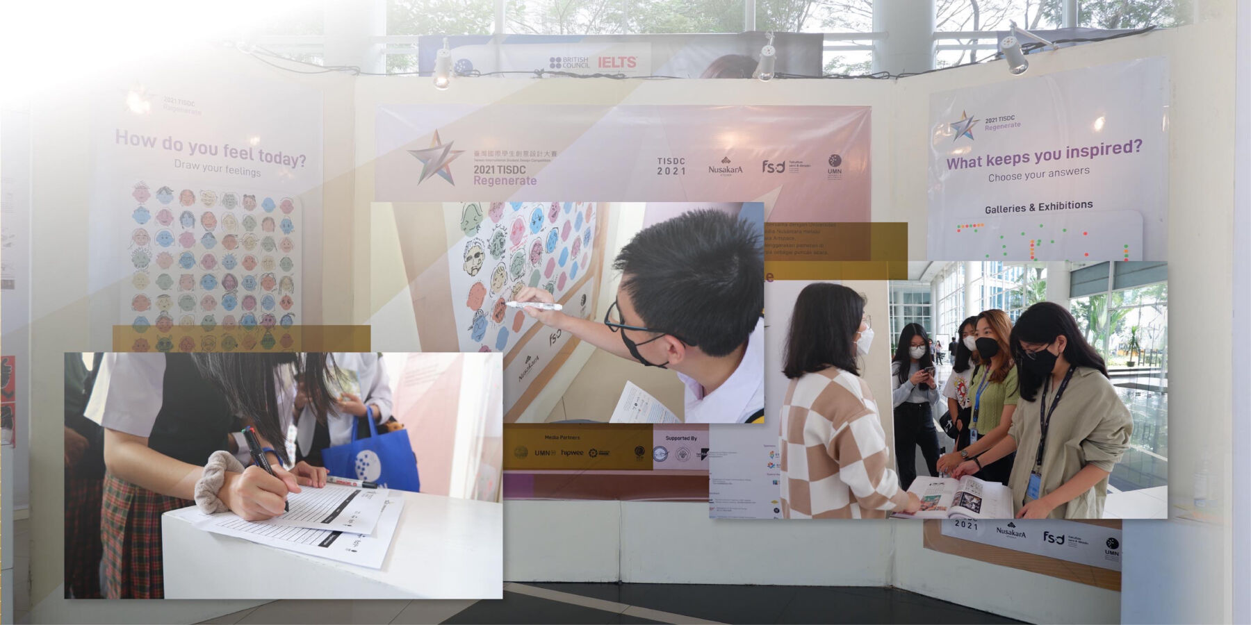 Nusakara Artspace dari FSD UMN Berhasil Gelar Pameran Kolaborasi Bersama TISDC 2021 (Taiwan International Student Design Competition 2021)!