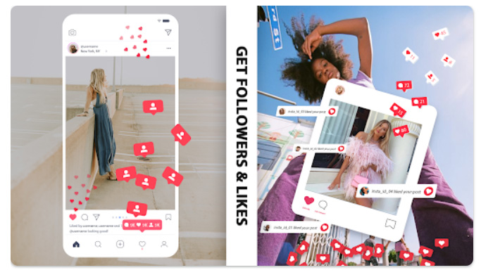 Screenshoot Get Followers for insTagram+