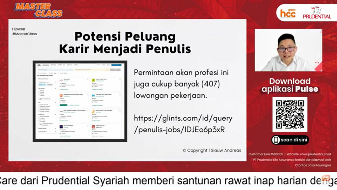 Hipwee Masterclass X Prudential: Mengulik Tips Memulai Karier Penulis di Era Digital 4 Hipwee Masterclass X Prudential: Mengulik Tips Memulai Karier Penulis di Era Digital