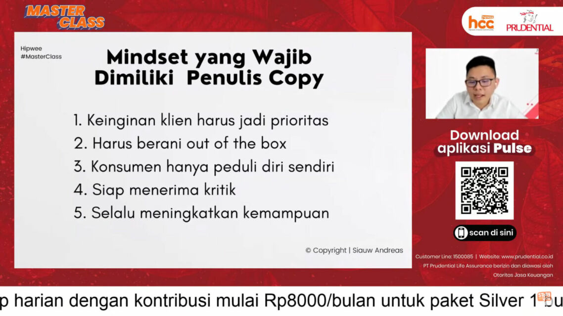 Hipwee Masterclass X Prudential: Mengulik Tips Memulai Karier Penulis di Era Digital 3 Hipwee Masterclass X Prudential: Mengulik Tips Memulai Karier Penulis di Era Digital