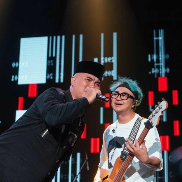Ahmad Dhani dan Thomas Ramdhan di Faztival Fazura