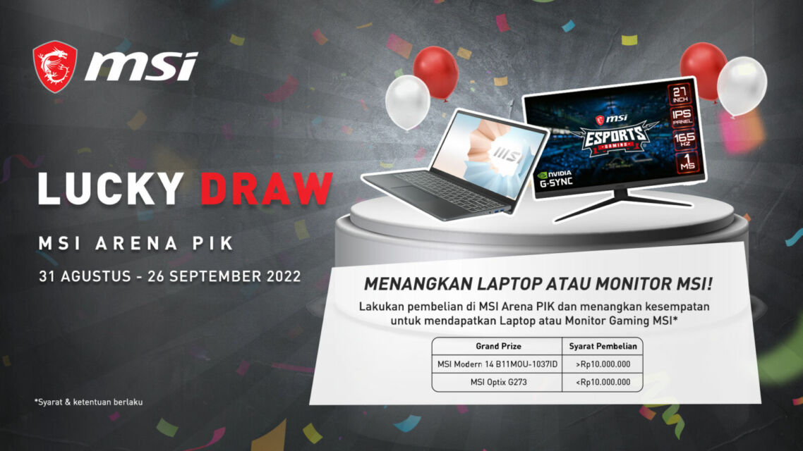 MSI Arena PIK Resmi Dibuka, Pengunjung Bisa Dapatkan Promo Spesial