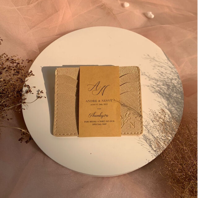 cardholder souvenir pernikahan di bawah 3000 rupiah