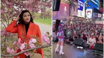 Fitri Carlina Dangdutan di Times Square, Ratusan Penonton Antusias Bergoyang