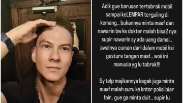 Adiknya Ditabrak Mobil, Bertrand Antolin Geram Pelaku Tawari Uang Damai