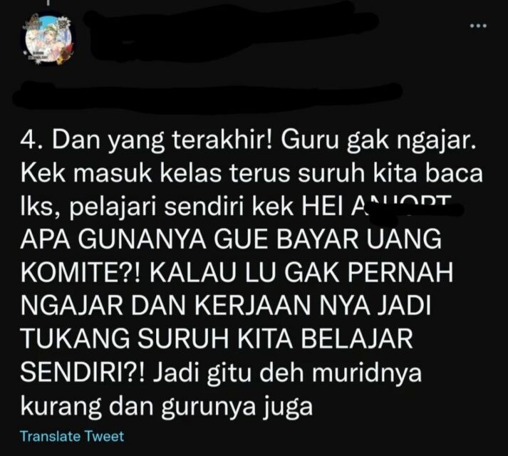 Testimoni dari generasi penerus bangsa