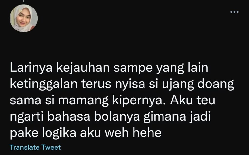 Mencoba memahami mbaknya