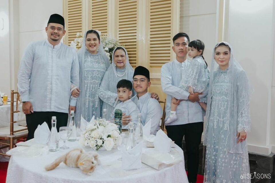 Detail pernikahan Kaesang dan Erina