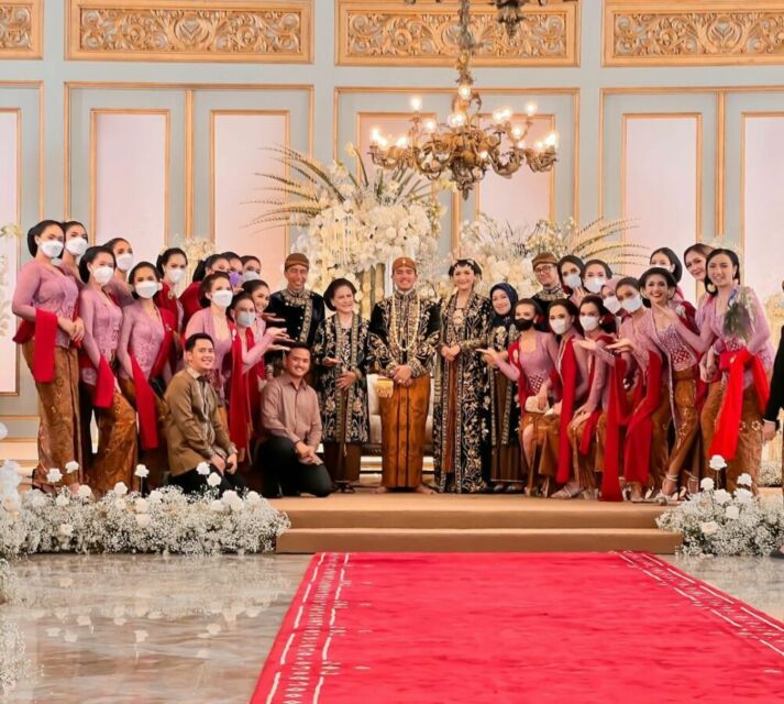 Detail pernikahan Kaesang dan Erina