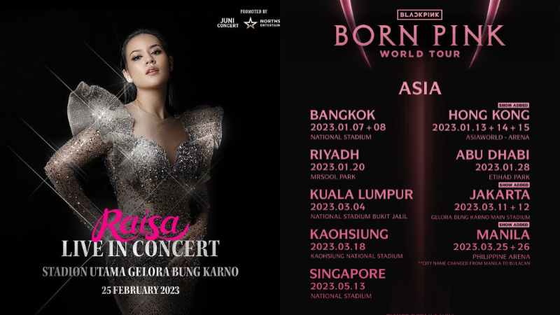 Konser Raisa dan Blackpink GBK