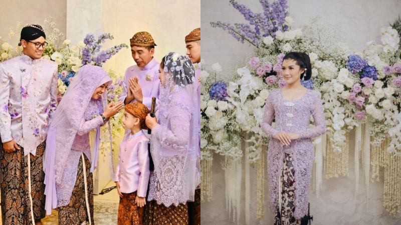 Detail pernikahan Kaesang dan Erina