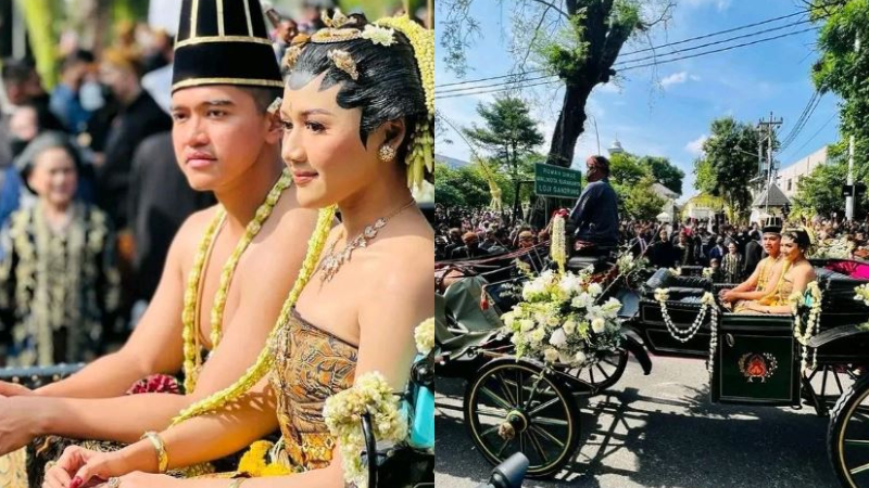 Detail pernikahan Kaesang dan Erina